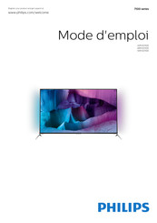 Philips 49PUS7100 Mode D'emploi