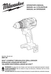 Milwaukee 2801-22CT Manuel De L'utilisateur