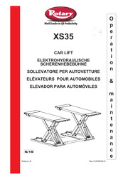 Rotary XS35 Mode D'emploi