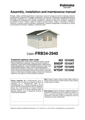 Lemeks Palmako FRB34-2940 Assemblage, Manuel De Montage Et D'entretien