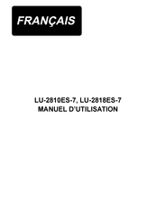 JUKI LU-2810ES-7 Manuel D'utilisation