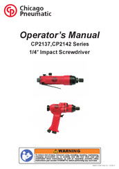 Chicago Pneumatic CP2137 Serie Mode D'emploi