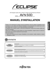 Fujitsu Ten ECLIPSE AVN50D Manuel D'utilisation