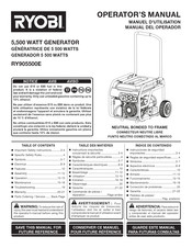 Ryobi RY905500E Manuel D'utilisation