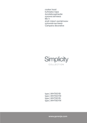 Simplicity WHT9SYW Mode D'emploi