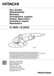 Hitachi G 18UC Mode D'emploi