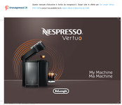 DeLonghi NESPRESSO VERTUO ENV135.B Mode D'emploi