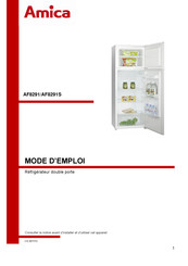 Amica AF8291 Mode D'emploi