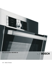 Bosch HBG78B7 0C Série Mode D'emploi