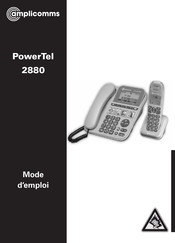 Amplicomms PowerTel 2880 Mode D'emploi