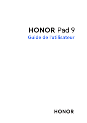 honor Pad 9 Guide De L'utilisateur