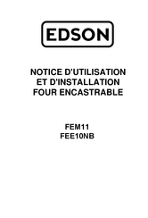 Edson FEE10NB Notice D'utilisation