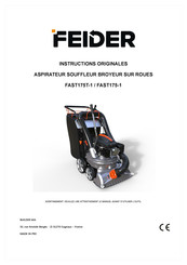 Feider FAST175T-1 Instructions Originales