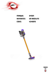 Dyson V8 ABSOLUTE Guide D'utilisation