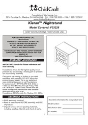 ChildCraft Kieran F03228 Instructions De Montage