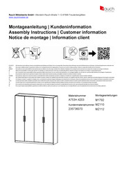 Rauch A753H.4203 Notice De Montage