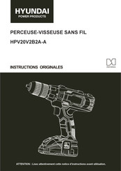 Hyundai power products HPV20V2B2A-A Instructions Originales