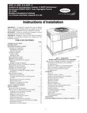 Carrier 48VR -C Instructions D'installation