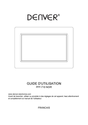 Denver PFF-710 NOIR Guide D'utilisation