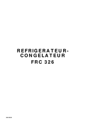 FAURE FRC 326 Mode D'emploi