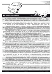 ECS Electronics BD-003-DX Instructions De Montage