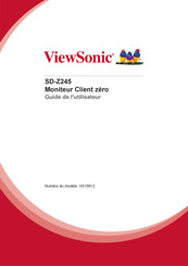 ViewSonic VS15612 Guide De L'utilisateur