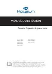 Kaysun KCIS-71 DR11 Manuel D'utilisation