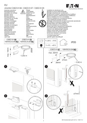 Eaton xComfort CSEZ-01/25 Instructions De Montage