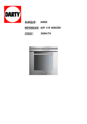 Smeg 3284174 Mode D'emploi