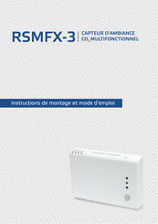 Sentera Controls RSMFX-3 Instructions De Montage Et Mode D'emploi