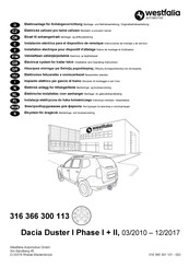 Westfalia Automotive 316 366 300 113 Notice De Montage Et D'utilisation