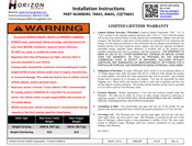 Horizon Global 76641 Instructions D'installation