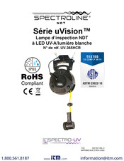 Spectroline uVision Série Guide Rapide