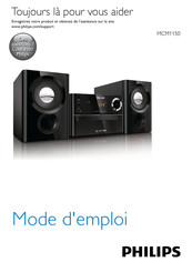 Philips MCM1150 Mode D'emploi