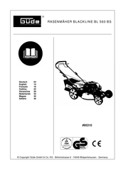 Güde BL 560 BS Mode D'emploi