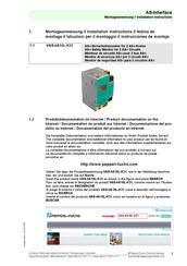 Pepperl+Fuchs VAS-4A16L-K31 Notice De Montage