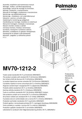 Lemeks Palmako MV70-1212-2 Assemblage, Manuel De Montage Et D'entretien