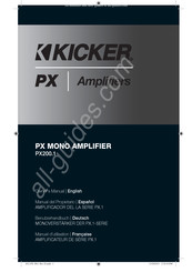 Kicker PX.1 Série Manuel D'utilisation