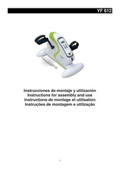 BH FITNESS YF 612 Instructions De Montage Et Utilisation