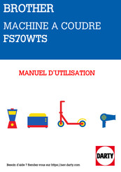 Brother 888-E30 Manuel D'instructions