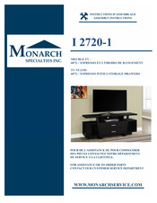 Monarch Specialties I 2720-1 Instructions D'assemblage