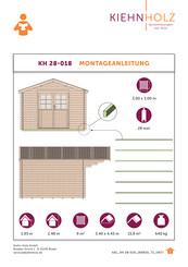 Kiehn-Holz KH 28-018 Instructions De Montage