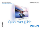 Philips Designline Edge 42PDL6907H Guide De Démarrage Rapide