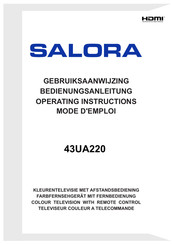 Salora 43UA220 Mode D'emploi