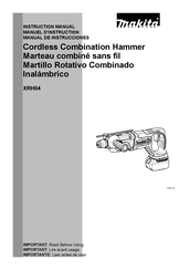 Makita XRH04 Manuel D'instructions