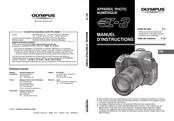 Olympus E-3 Manuel D'instructions