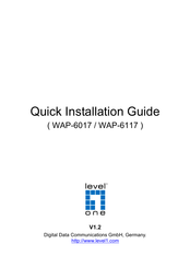 Level One WAP-6017 Guide D'installation Rapide