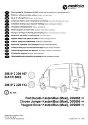 Westfalia Automotive SIARR 8876 Notice De Montage Et D'utilisation