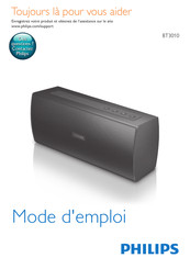 Philips BT3010 Mode D'emploi