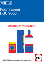 Miele DGC 7860 Mode D'emploi Et Instructions De Montage